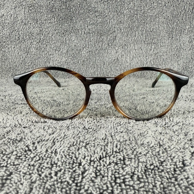 Revel Eyeglasses Frame Round Full Rim 35-P10926 Brown Tortoise 47-21-140