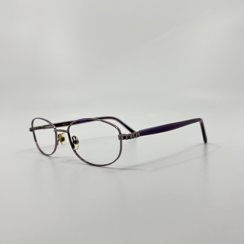 Sally Hansen Sally 12 Amethyst Diamond Purple Eyeglasses Frames 51-17-135 4373 gallery