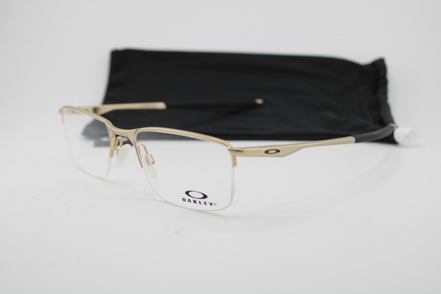 NEW OAKLEY OX3218-0954 SOCKET 5.5 LIGHT GOLD BLACK AUTHENTIC EYEGLASSES 54-18
