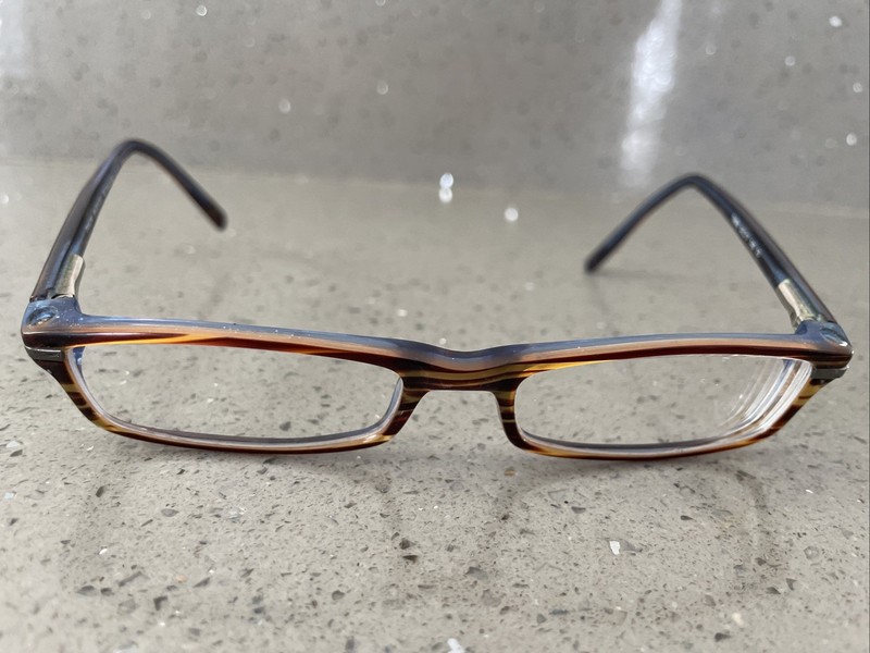TAKUMI T9658 FRAMES ONLY EYEGLASSES 52-17-140 15 Eyewear brown rectangle