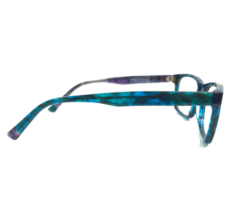 OGI Eyeglasses Frames EVOLUTION 9236/2157 Blue Waterfall Horn Square 53-18-140 gallery