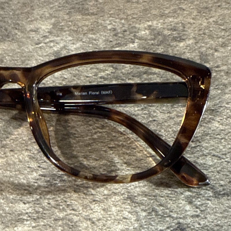 Vera Bradley Iris Eyeglass Frames Only Tortoise Cat Eye Marian Floral 54-15-140 gallery