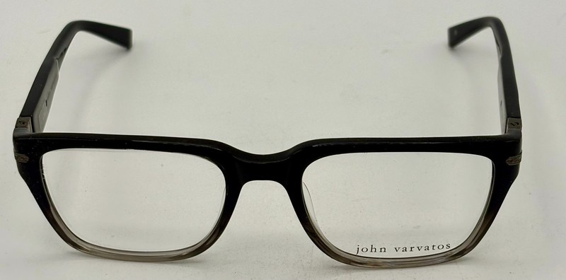 John Varvatos Eyeglasses Rectangle Mens Black Gradient Eyewear Frame V350 50mm gallery