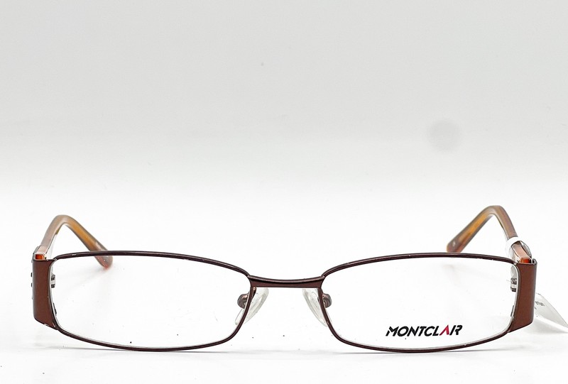 NEW MONTCLAR M1259 C3 BLACK AUTHENTIC EYEGLASSES 52-17 gallery