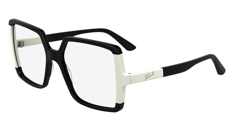 KARL LAGERFELD KL 6169 Black/White 006 Size 54 Eyeglasses