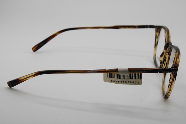 NEW SALVATORE FERRAGAMO SF 2822 216 GUNMETAL HAVANA AUTHENTIC EYEGLASSES 52-18 gallery