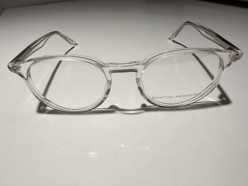 Brand New Barton Perreira Eyeglasses Norton Crystal 48-19-148 Made In Japan