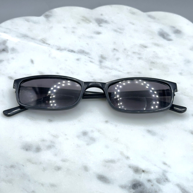 Rochester Solid Black Rectangle Full Rim Eyeglasses Frames Only 150mm gallery