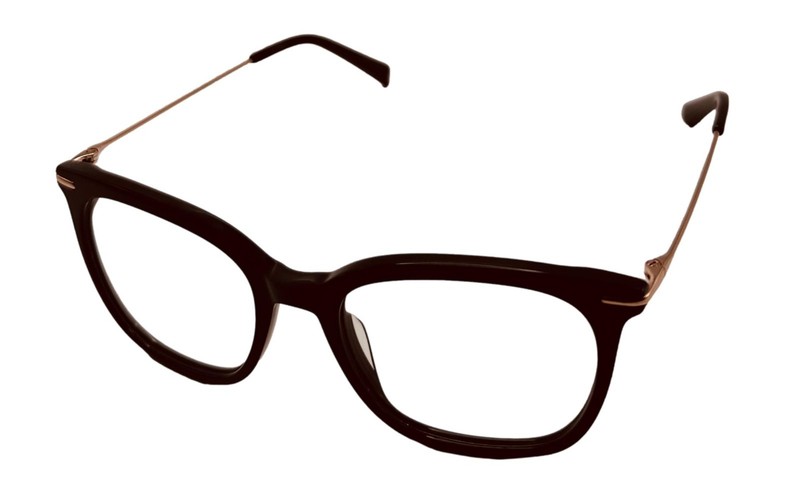 Jones New York Plastic Soft Square Eyewear Frame, Black J240. 49mm