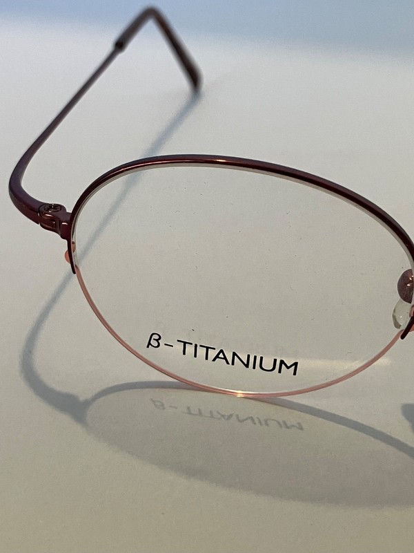 F9 1/2 RIM KENJI EYEGLASSES FRAMES KJ26 41-21-135 TITANIUM COL. 2 JAPAN gallery