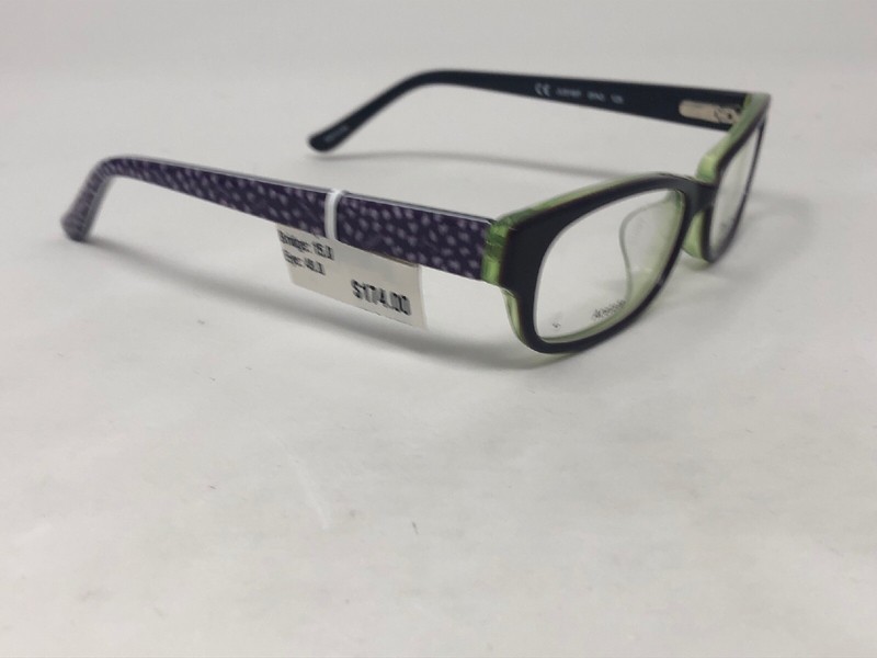 JUICY COUTURE KIDS Eyeglasses Frame JU918/F 46-15-125 Purple/Green OW47 gallery