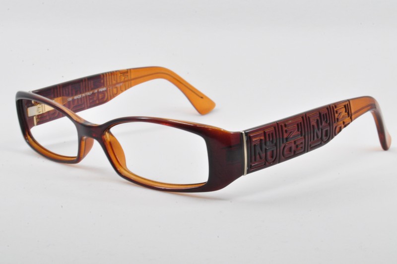 Fendi Eyeglasses F809 238 Transparent Brown, Size 51-16-130