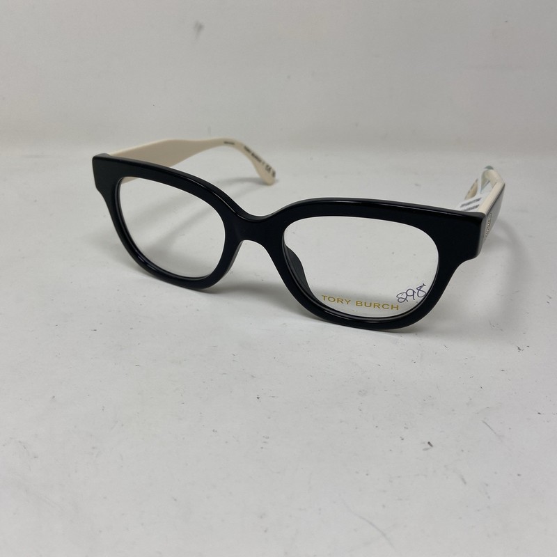 Tory Burch TY2164U 1988 49-19-135 Black Cream Eyeglasses Frame S800