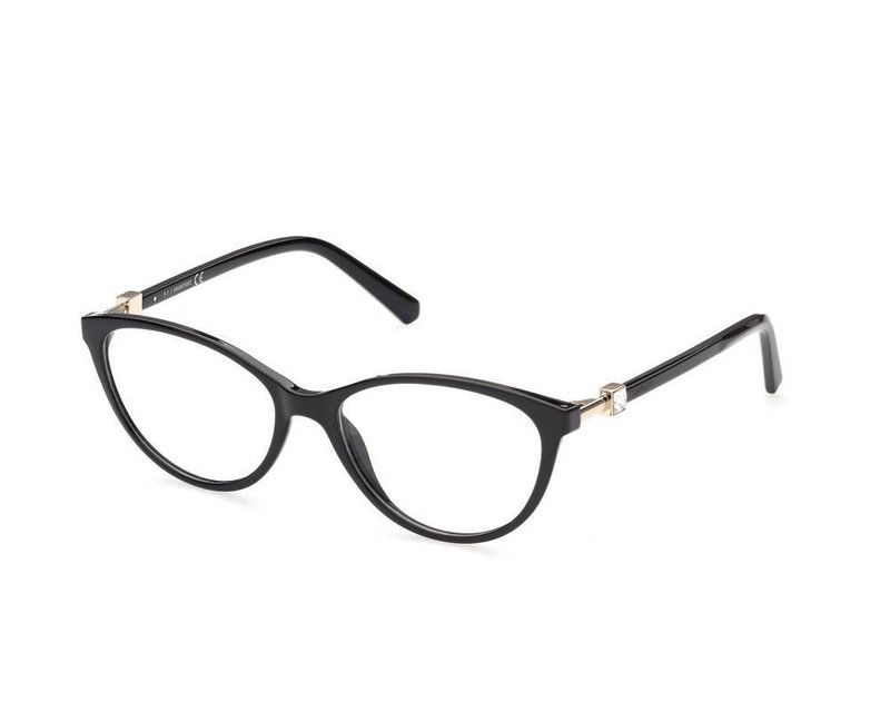 Swarovski SK5415 001 Black Cat Eye Plastic Optical Eyeglasses Frame 53-16-140 RX