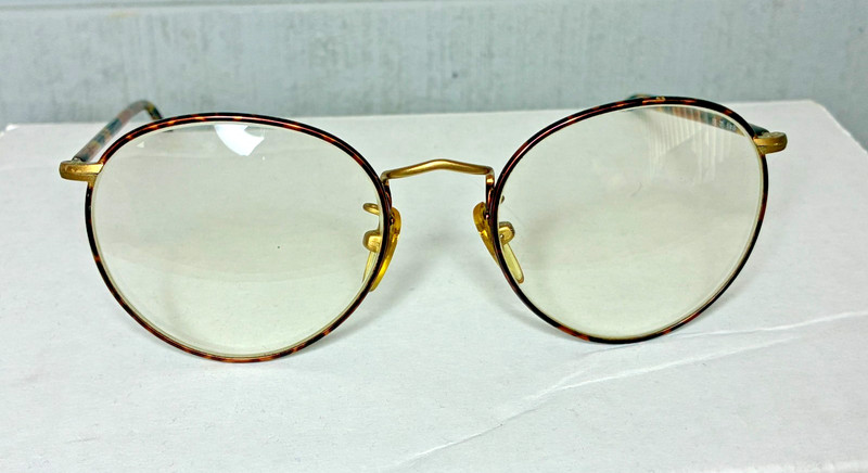 Vintage GIORGIO ARMANI Eyeglasses Frames 138 721 Tortoise Gold 51-20-140 Italy