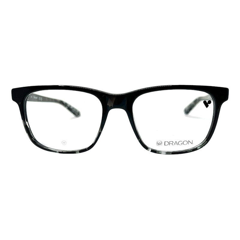 AUTHENTIC & NEW – DRAGON – DR7009 008 54/18/140 BLACK GRADIENT EYEGLASSES & CASE