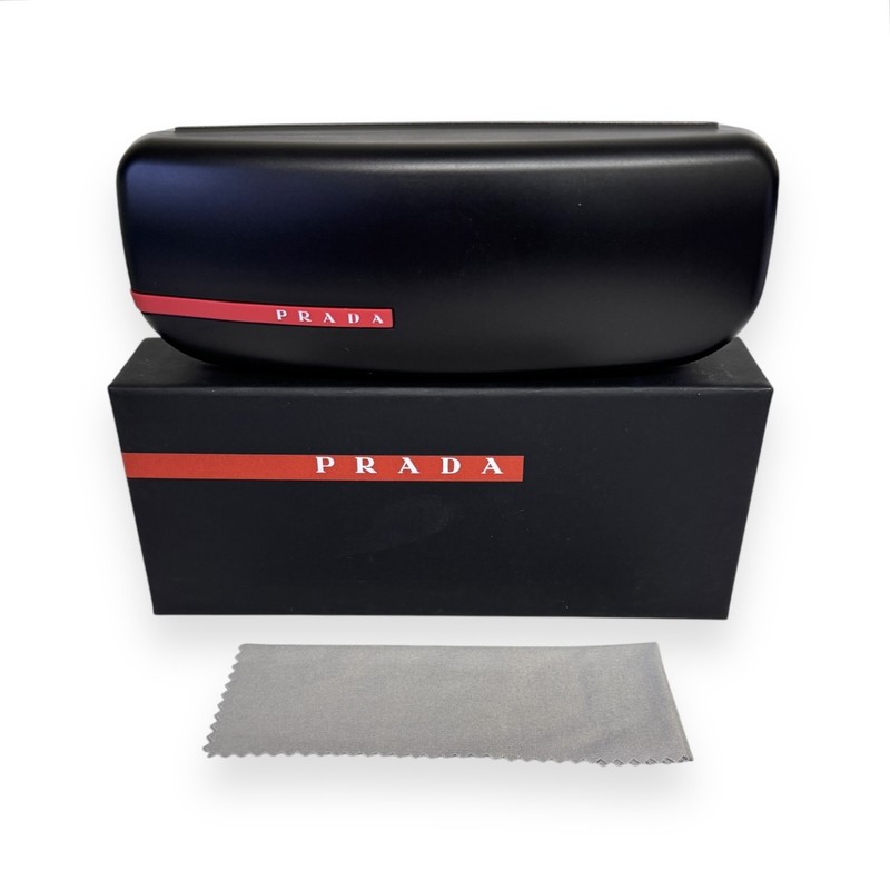 Prada Linea Rossa Eyeglasses VPS 04N 1AB-1O1 Glasses Glossy Black 54mm with Case gallery