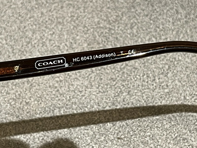 COACH NEW YORK ADDISON HC6043 5121 Tortoise Eyeglasses FRAMES w case gallery