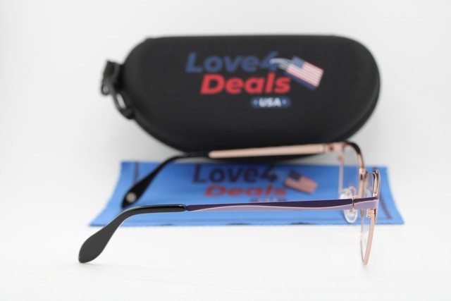 NEW FYSH 3731 M200 PURPLE BLACK GOLD GUNMETAL AUTHENTIC EYEGLASSES 54-17 gallery