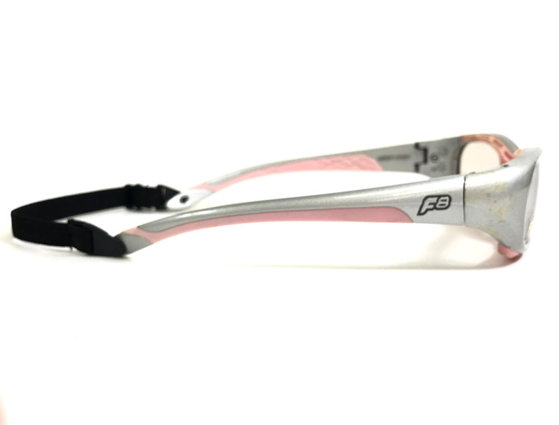 Rec Specs Athletic Goggles Frames SLAM #423 Matte Silver Pink Wrap 49-17-135 gallery