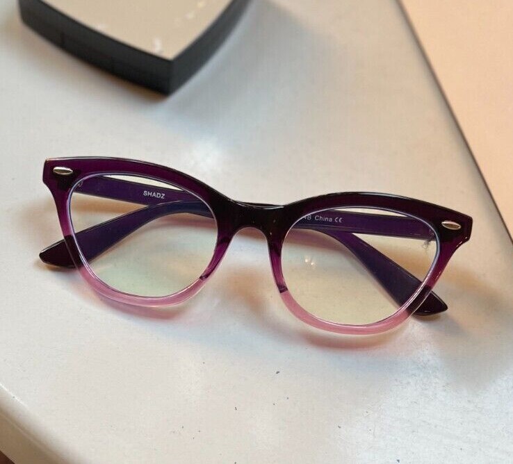 Cat Eye Demi «BABY BAN» Ombre KITTY TORTOISE Eyeglasses Shadz GAFAS Blue Light