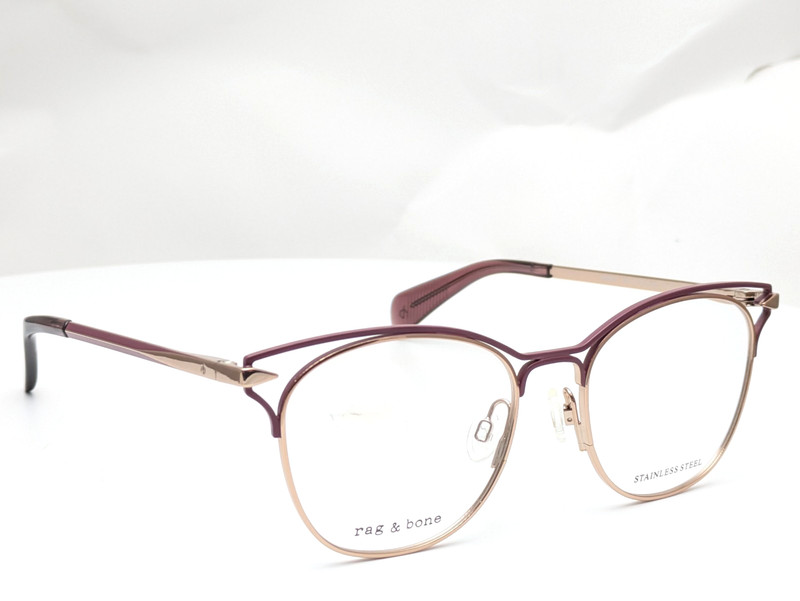 rag & bone RNB3019 AU2 Burgundy Women’s Eyeglasses Frames 51-18-140