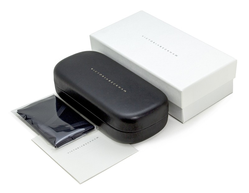 Victoria Beckham Angular Rectangle Eyeglasses VB2648 001 Black 54mm gallery