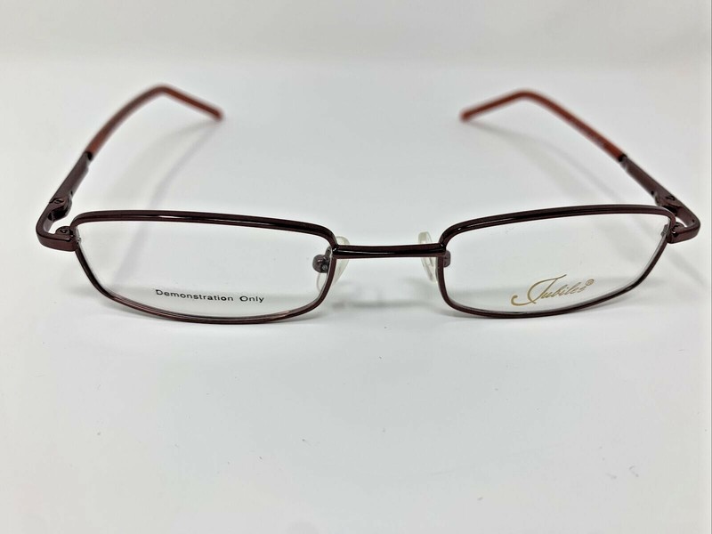Jubilee Eyeglasses Frames 5722 Shiny Burgundy 47-19-135 Red Full Rim /284