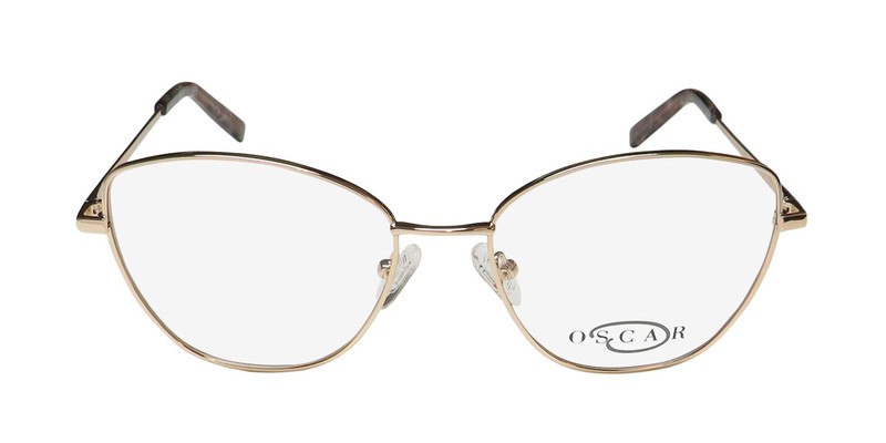 NEW OSCAR DE LA RENTA OSL 739 EYEGLASS FRAME 718 WOMENS GOLD METAL & PLASTIC CAT gallery