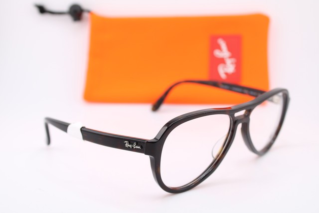 NEW RAY-BAN RB 4355-V VAGABOND 2012 HAVANA AUTHENTIC EYEGLASSES 55-15 gallery