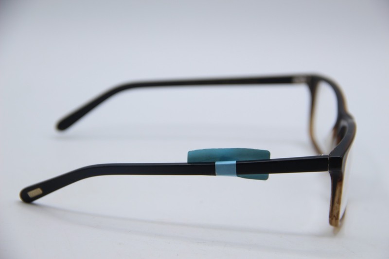 NEW ICONIK EYEWEAR COOPER C02 BLACK BROWN HORN AUTHENTIC FRAMES EYEGLASSES 56-16 gallery