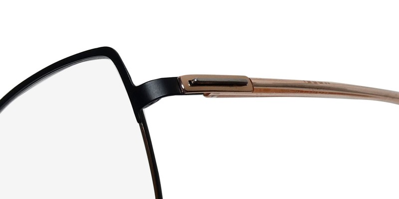 NEW MOREL LIGHTEC 30249L EYEGLASSES CAT EYE FULL-RIM BLACK PP03 WOMENS 50-18-135 gallery