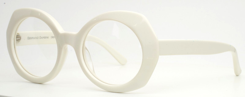 GERMANO GAMBINI Edie Latte Cream Womens Round Full Rim Eyeglasses 50-21-140 B:45