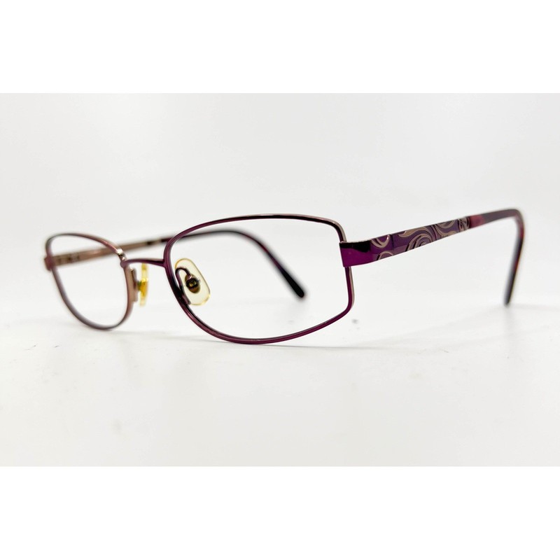 MARCHON Eyeglasses Frame Women M164 617 53-18-135 Purple Metal