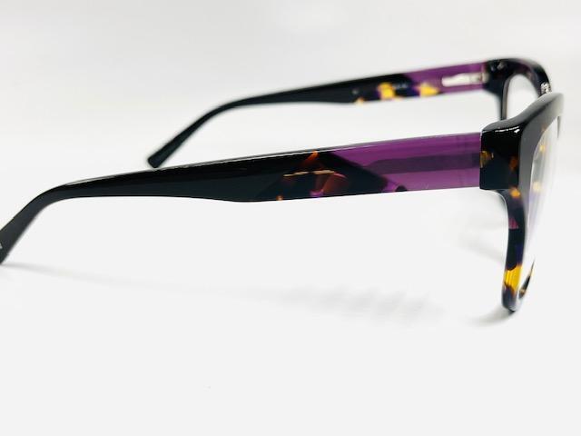 New SEAN JOHN SJLO 6048E 518 Brown & Purple Tortoise Eyeglasses 56/20/145 gallery
