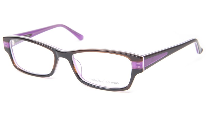 NEW PRODESIGN DENMARK 1748 c.6432 BROWN PURPLE EYEGLASSES FRAME 51-15-135 B29mm