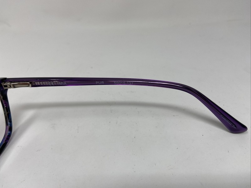 BLOOM OPTICS PETITE FIT EYEWEAR MIA PURPLE BLUE 50/15/137 FLEX HINGE !V83 gallery