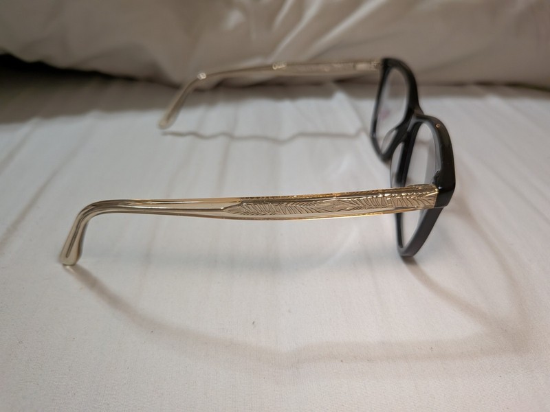 Maui Jim Eyeglasses MJO2122-02 Black Gloss Cat Eye 53[]16 135 Italy #M77 gallery