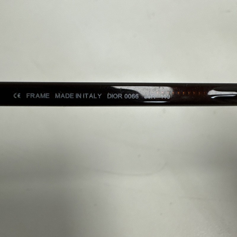 Dior Brown Metal Glasses 0066 gallery