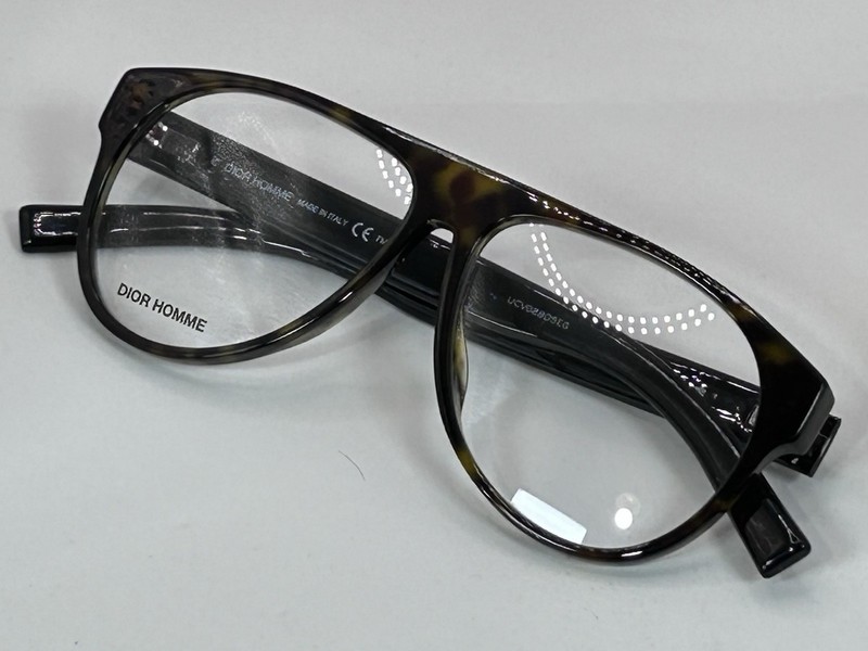 Christian Dior Men’s Eyeglasses Black Tie 256 086 150 57/13 Dark Havana