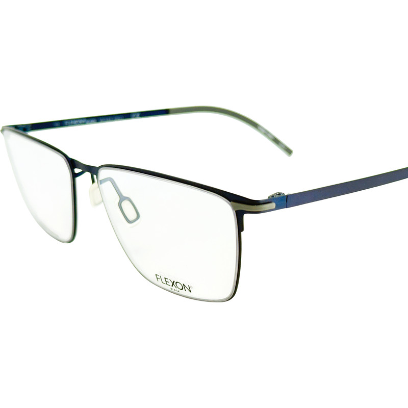 Flexon B2001 Mens Flexible Titanium Metal Eyeglass Frame 412 Navy 56-17
