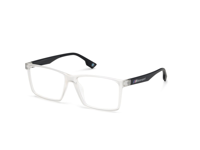 BMW MOTORSPORT BS5003 026 Crystal Demo Lens 57 mm Square Men's Eyeglasses gallery