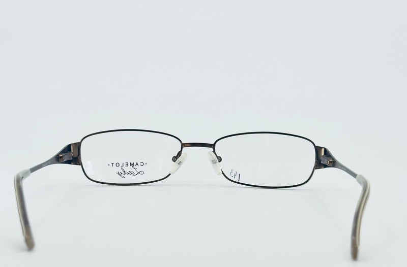 CAMELOT LADY ROSALIE BRONZE Womens Rectangle Full Rim Eyeglasses 53-17-135 B:28 gallery