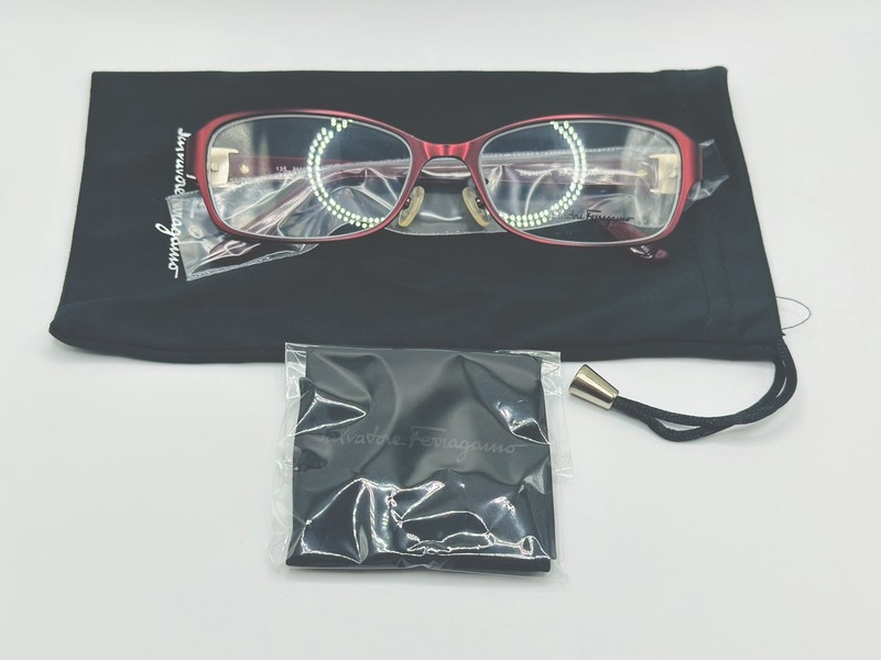 SALVATORE FERRAGAMO SF 2126RA 617 Matte Bordeaux Women Eyeglasses 53mm 17 135 gallery