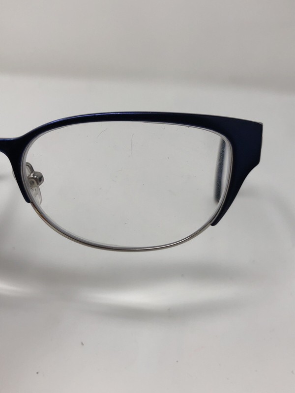 TORY BURCH TY1045 3127 Eyeglasses Frame 52-16-135 Navy Blue/Silver Split RT55 gallery