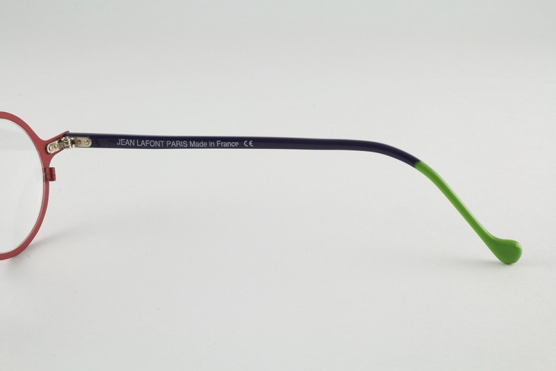 Authentic Jean Lafont PROVIDENCE 126 42mm Red Blue Green Glasses Frames France gallery