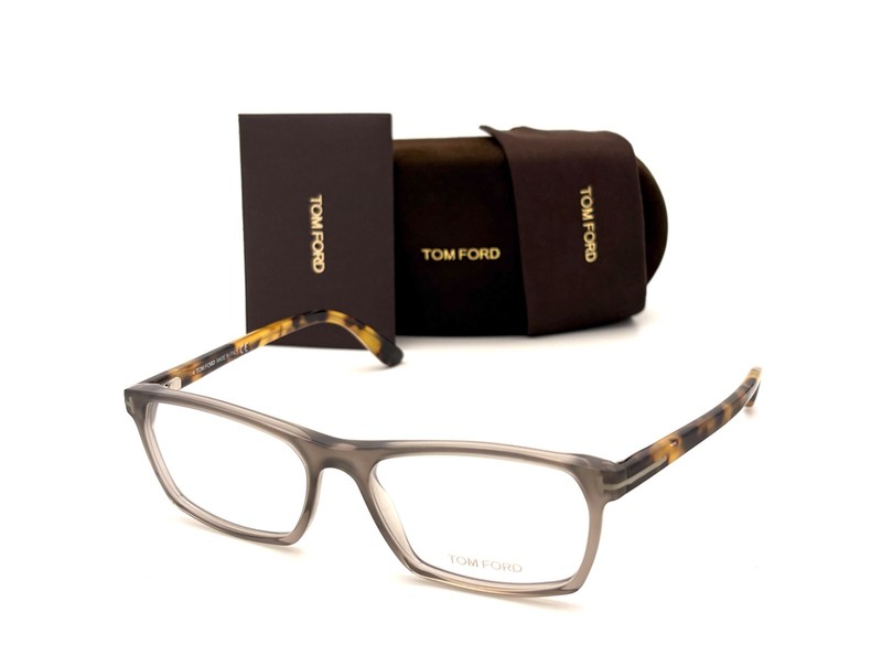 Tom Ford FT5295 020 Crystal Gray Havana / Clear Lens 56mm Eyeglasses TF5295