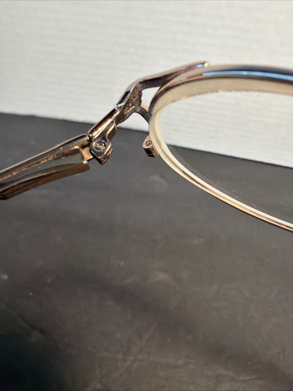 Eyeglasses No Brand Name On Glasses Steel Frame Hinged Sturdy gallery