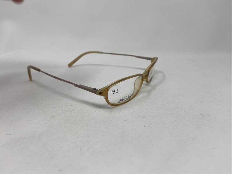 COVERGIRL CG296 458 50/17/140 YELLOW BROWN FLEX HINGE EYEGLASSES BS12 gallery