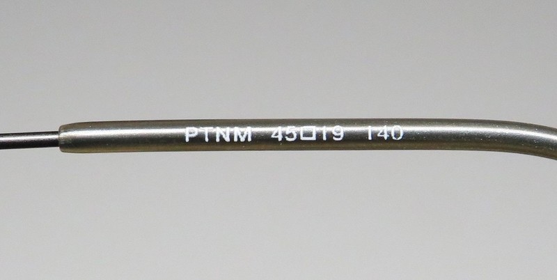 NEW ELITE EYEWEAR 256 EYEWEAR RIMLESS DESIGNER UNISEX PTNM 45-19-140 METAL & gallery